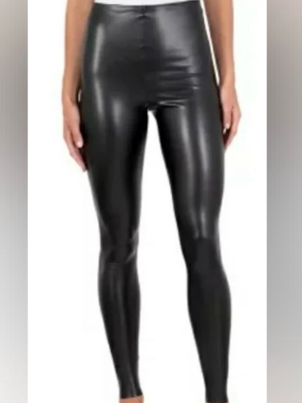 Joie Faux Leather Leggings – Black – Size XL – Excellent Condition